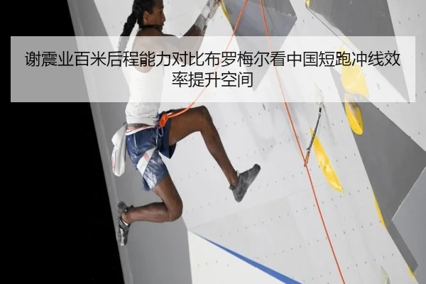 谢震业百米后程能力对比布罗梅尔看中国短跑冲线效率提升空间